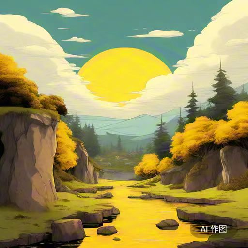 图片[6]-黄色清新漫画绘画插画_黄色清新漫画插画插图-千图网插画