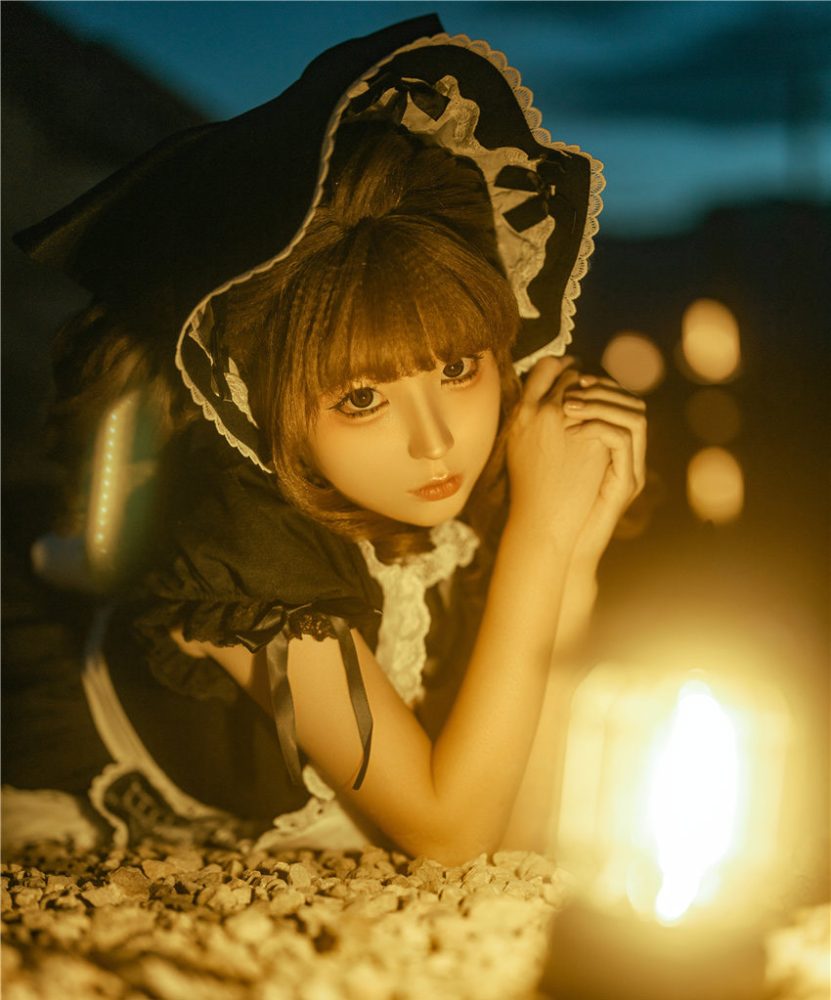 蠢沫沫 洱海黑色[17P-192MB]-美图世界