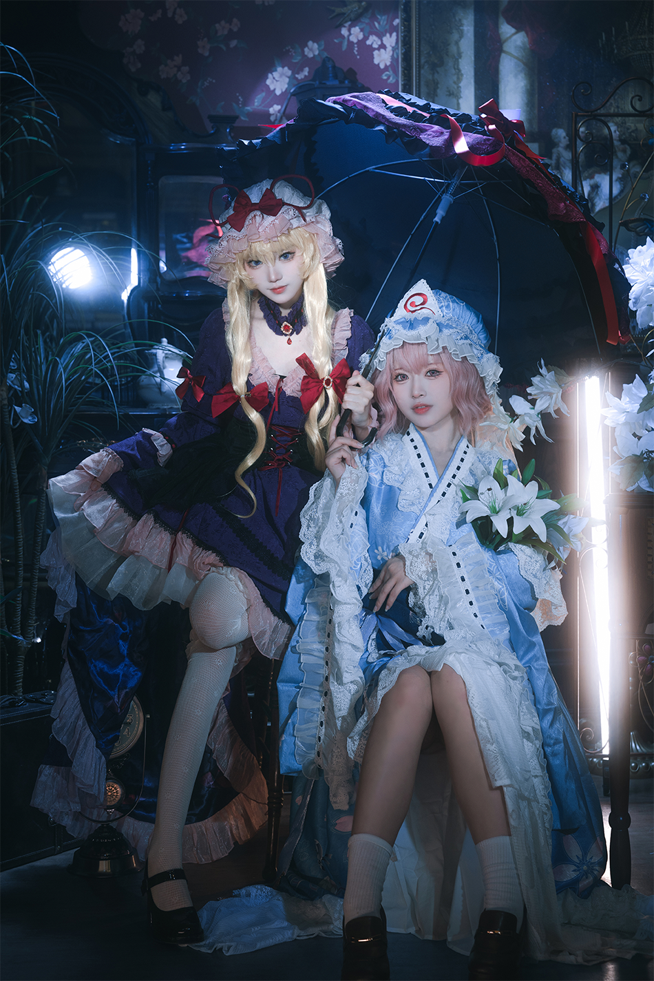 图片[4]-美图网-美图世界，无限精彩！-花柒Hana 八云紫+西行寺幽幽子