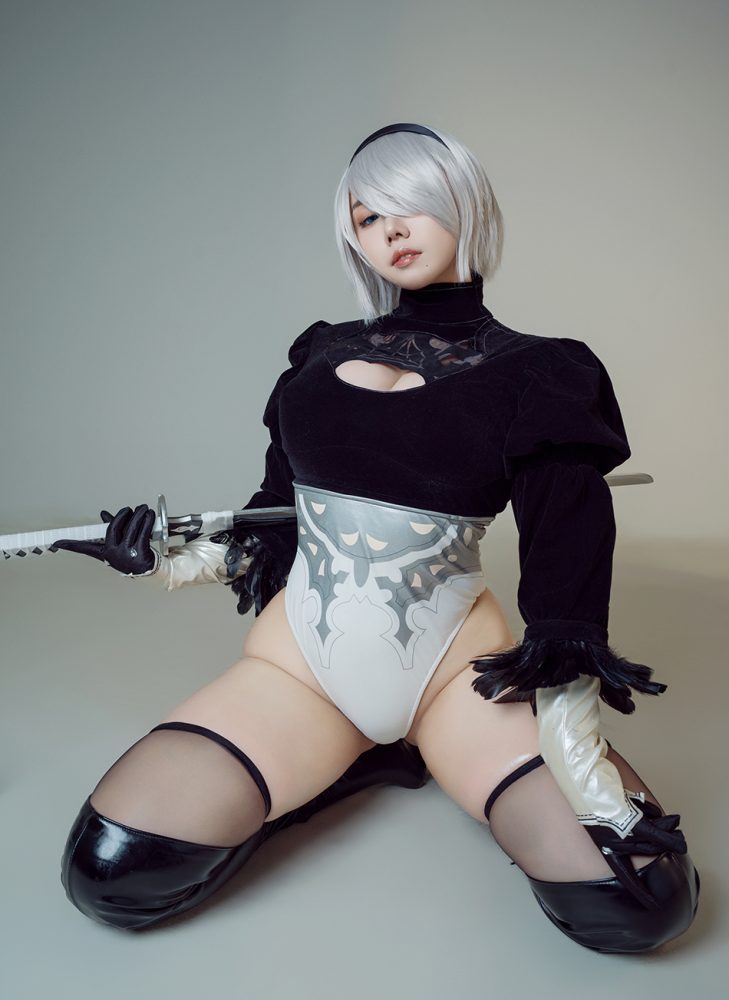 麻花酱 尼尔 机械纪元 2B [25P-131M]-美图世界