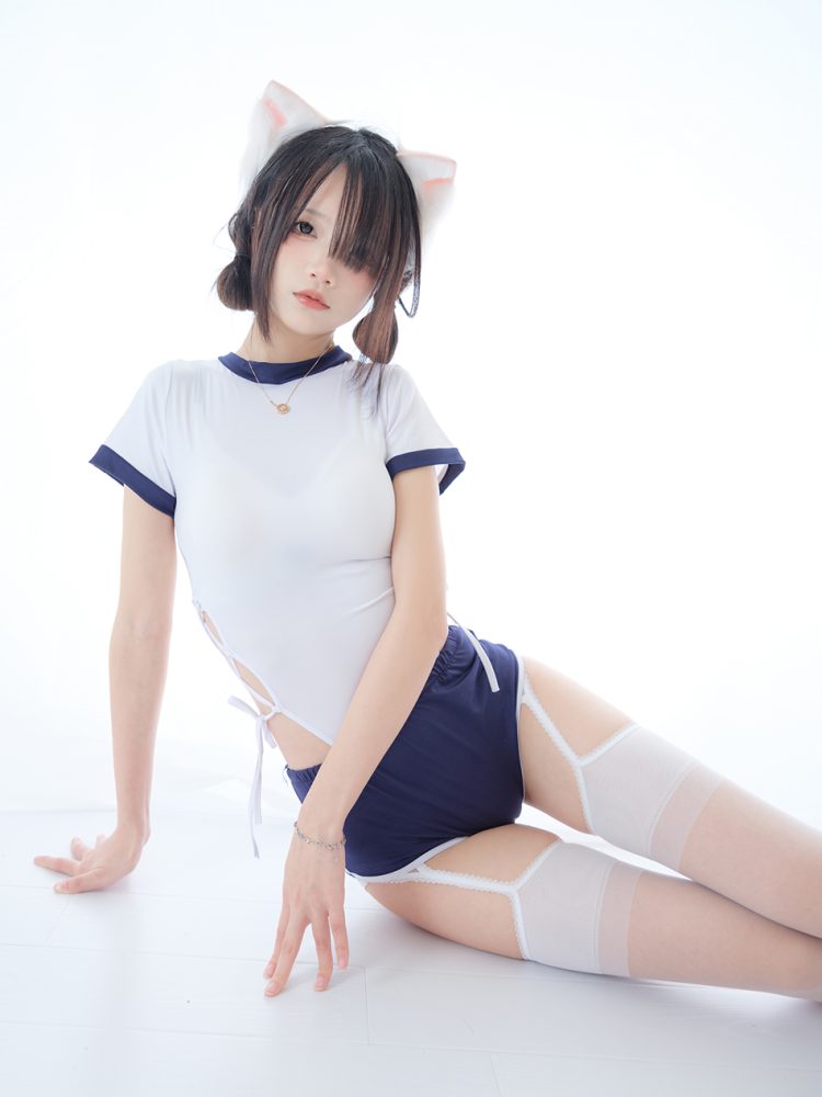 五更百鬼 舰长 体操服 猫耳 [25P-152M]-美图世界